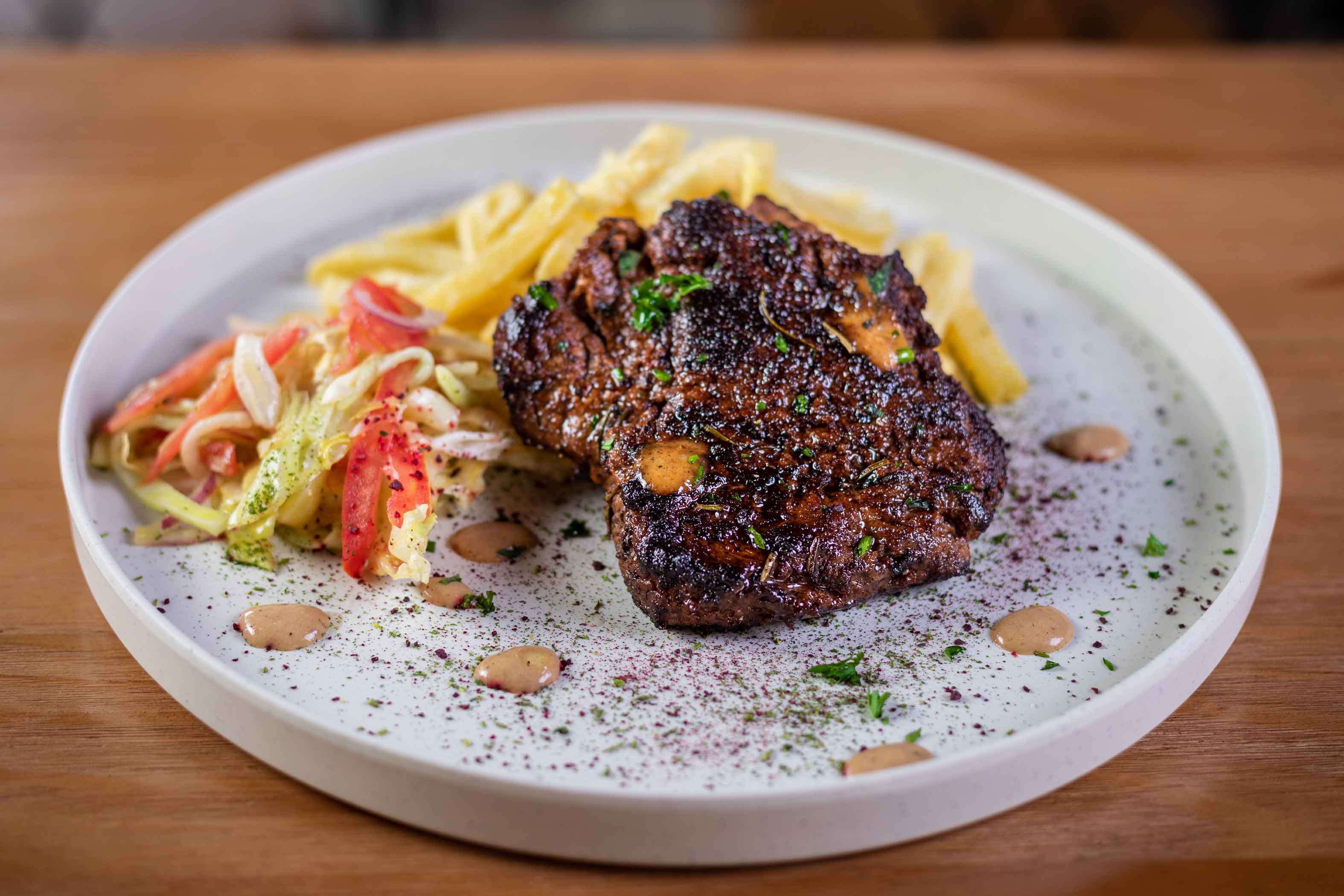 Grilled chicken main course